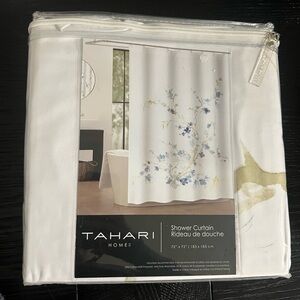 Tahari Home Cream Shower Curtain